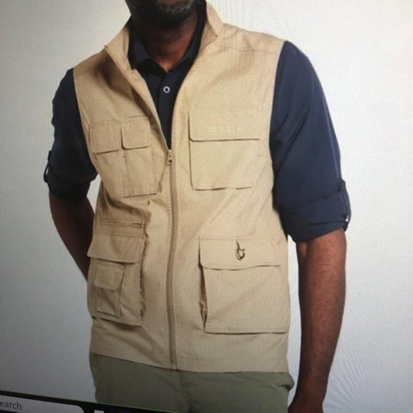 Mountain warehouse Men's utility jacket sleeveless size small like new - Picture 8 of 8